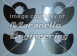 Set, RG 500 Gamma 112 mm rotary discs (4 pieces, steel)