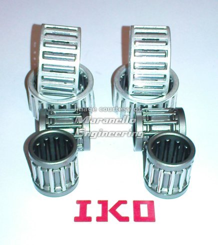 Set of 4 + 4 IKO Needle Bearings for RG 500 Connecting Rod - Click Image to Close
