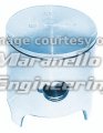 Piston Kit, Reed Valve, Prepared, FLAT