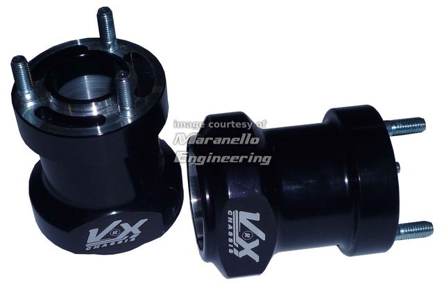 Rear Hub, Aluminum, 50 mm Dia., Short - Click Image to Close