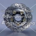 REAR BRAKE DISC 195X18MM SELF-VENTILATED FLOATING (COMPLETE)